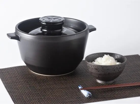 HACHI 20 Minutes Rice Cooker Arita Ware Ceramic Gas Microwave Oven