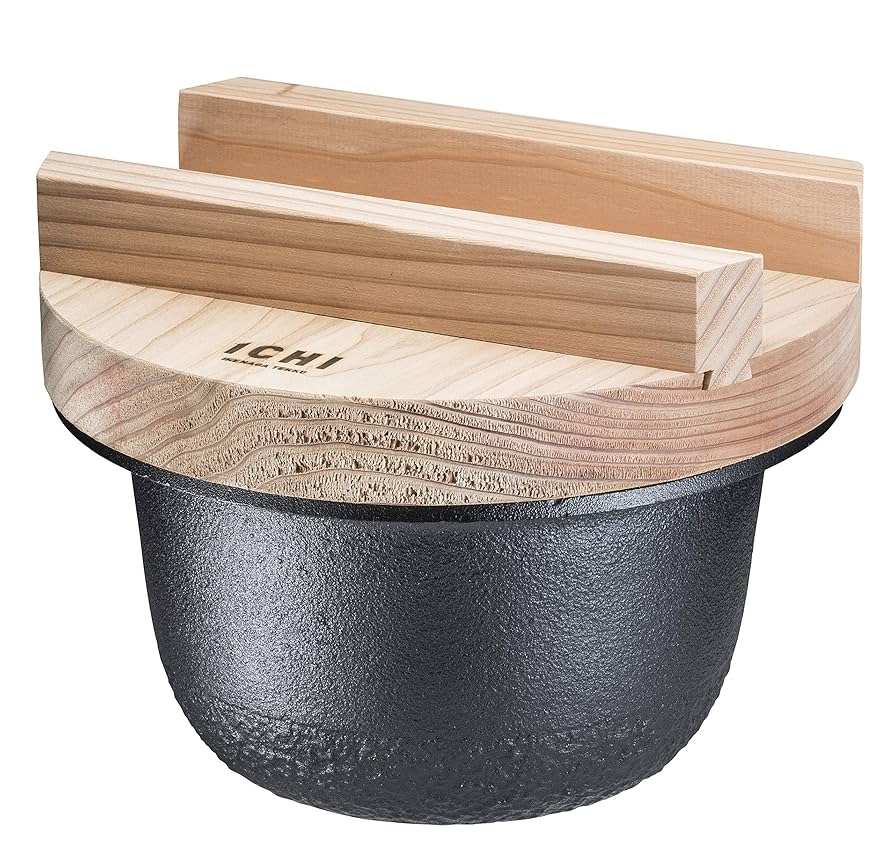 IKENAGA IRON WORKS "1CHI" Rice Cooking Iron Pot Induction NAMBU