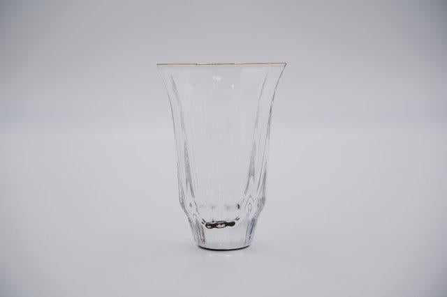 GUINOMI SAKE Glass Kaleidoscope TAKAOKA RADEN Mother of Pearl Inlay Gold Rim