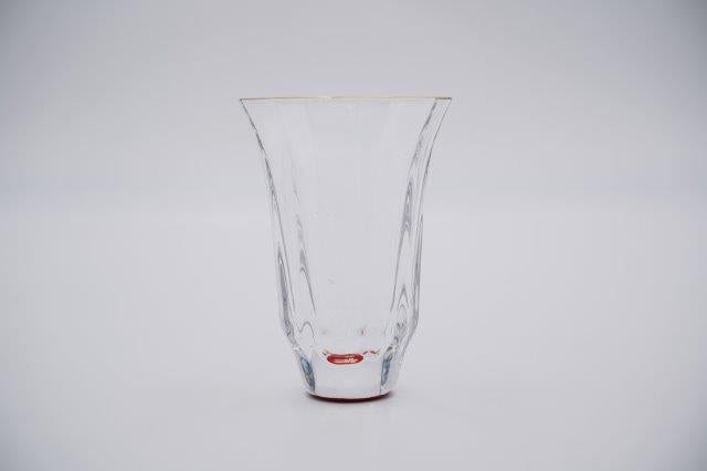 GUINOMI SAKE Glass Kaleidoscope TAKAOKA RADEN Mother of Pearl Inlay Gold Rim