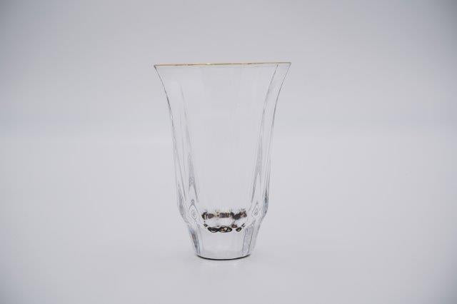 GUINOMI SAKE Glass Kaleidoscope TAKAOKA RADEN Mother of Pearl Inlay Gold Rim
