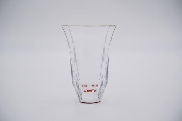 GUINOMI SAKE Glass Kaleidoscope TAKAOKA RADEN Mother of Pearl Inlay Gold Rim