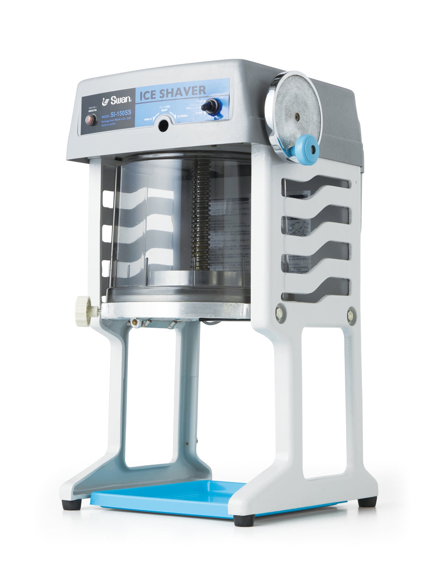 SWAN SI-150SS (E) KAKIGORI Japanese Shaved Ice Maker Electric Machine Block Ice Snow Cone Hawaiian 220V