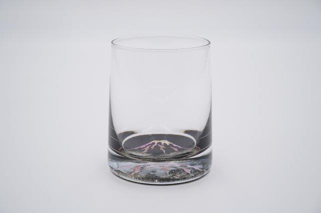 GUINOMI SAKE Glass Mt. FUJI TAKAOKA RADEN Mother of Pearl Inlay