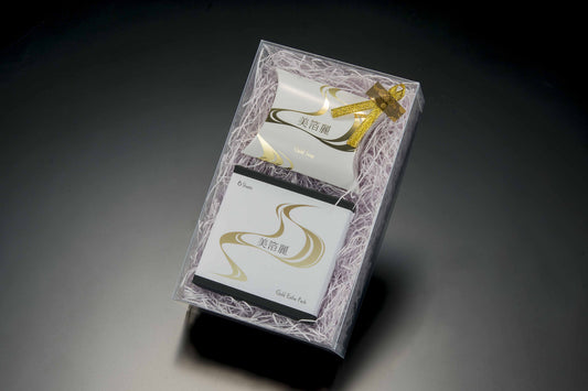 Special Gift Box - Gold Aesthetic Leaf (6 Sheets) & Soap Set - - JAPANESE GIFTS