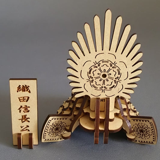 SAMURAI Helmet KABUTO 3D Puzzle Wooden Piece ODA NOBUNAGA - JAPANESE GIFTS