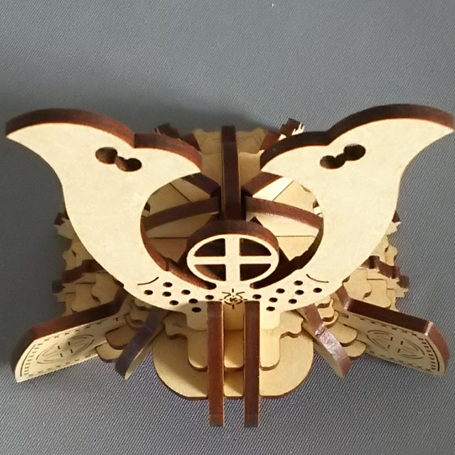 SAMURAI Helmet KABUTO 3D Puzzle Wooden Piece SHIMAZU YOSHIHISA - JAPANESE GIFTS