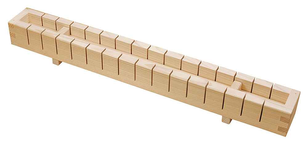 Easy OSHIZUSHI Pressed Sushi Mold 16 pc. Cut HINOKI Wood YAMACO - JAPANESE GIFTS
