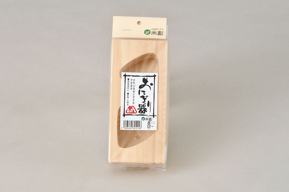 Rice Ball ONIGIRI Maker Press Mold Triangle Natural HINOKI Cypress Wood YAMACO - JAPANESE GIFTS