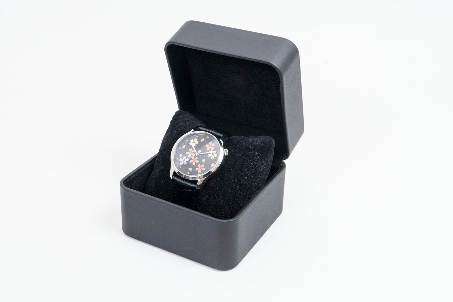 Maki-e Watch Sakura / Fine Wind Clear Morning (Free Shipping) - JAPANESE GIFTS