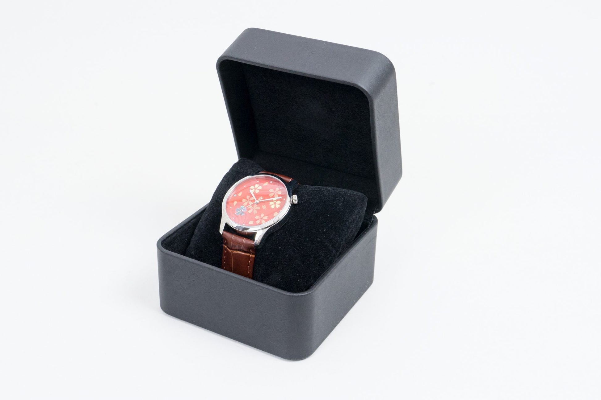 Maki-e Watch Sakura / Fine Wind Clear Morning (Free Shipping) - JAPANESE GIFTS