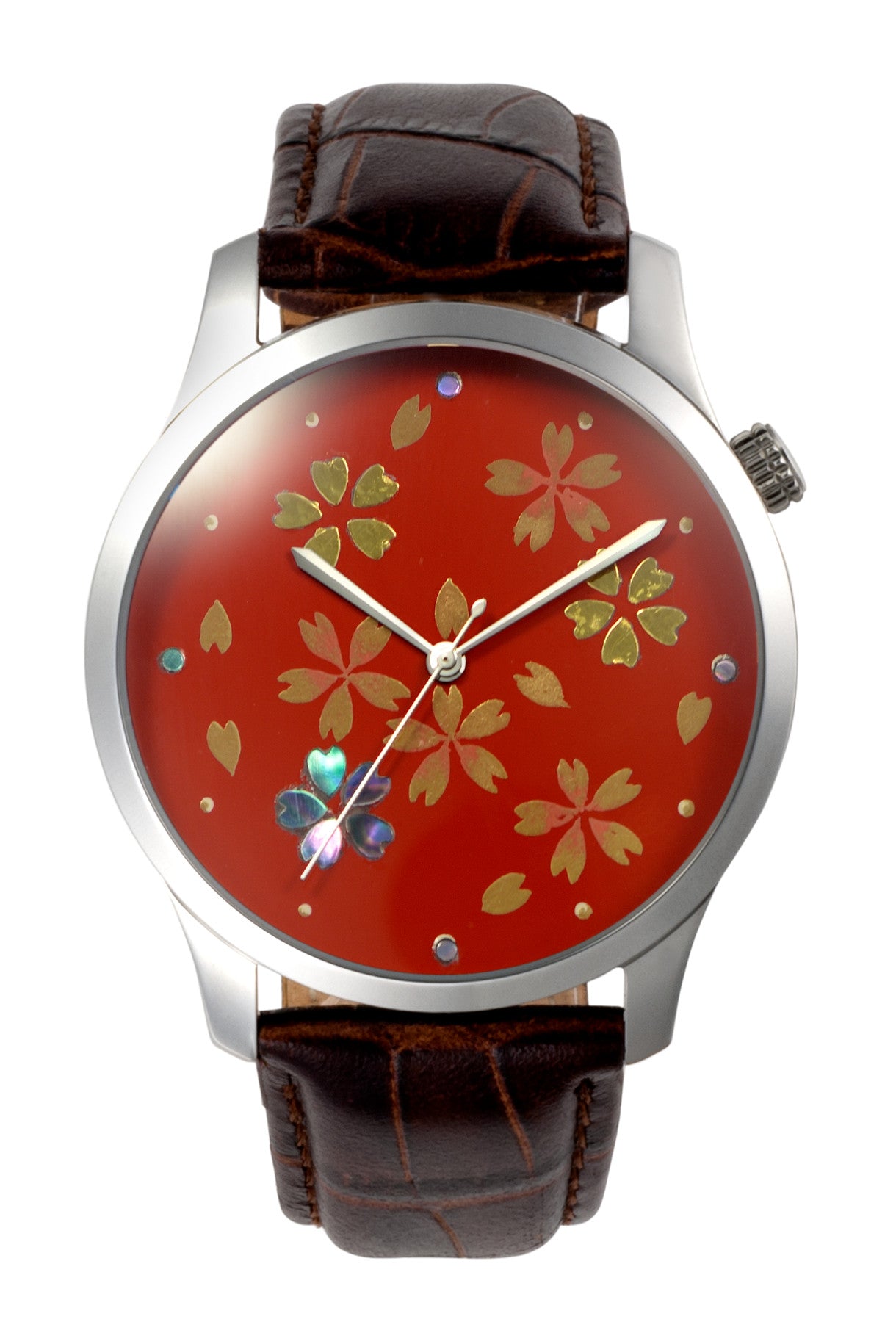 Maki-e Watch Sakura / Fine Wind Clear Morning (Free Shipping) - JAPANESE GIFTS