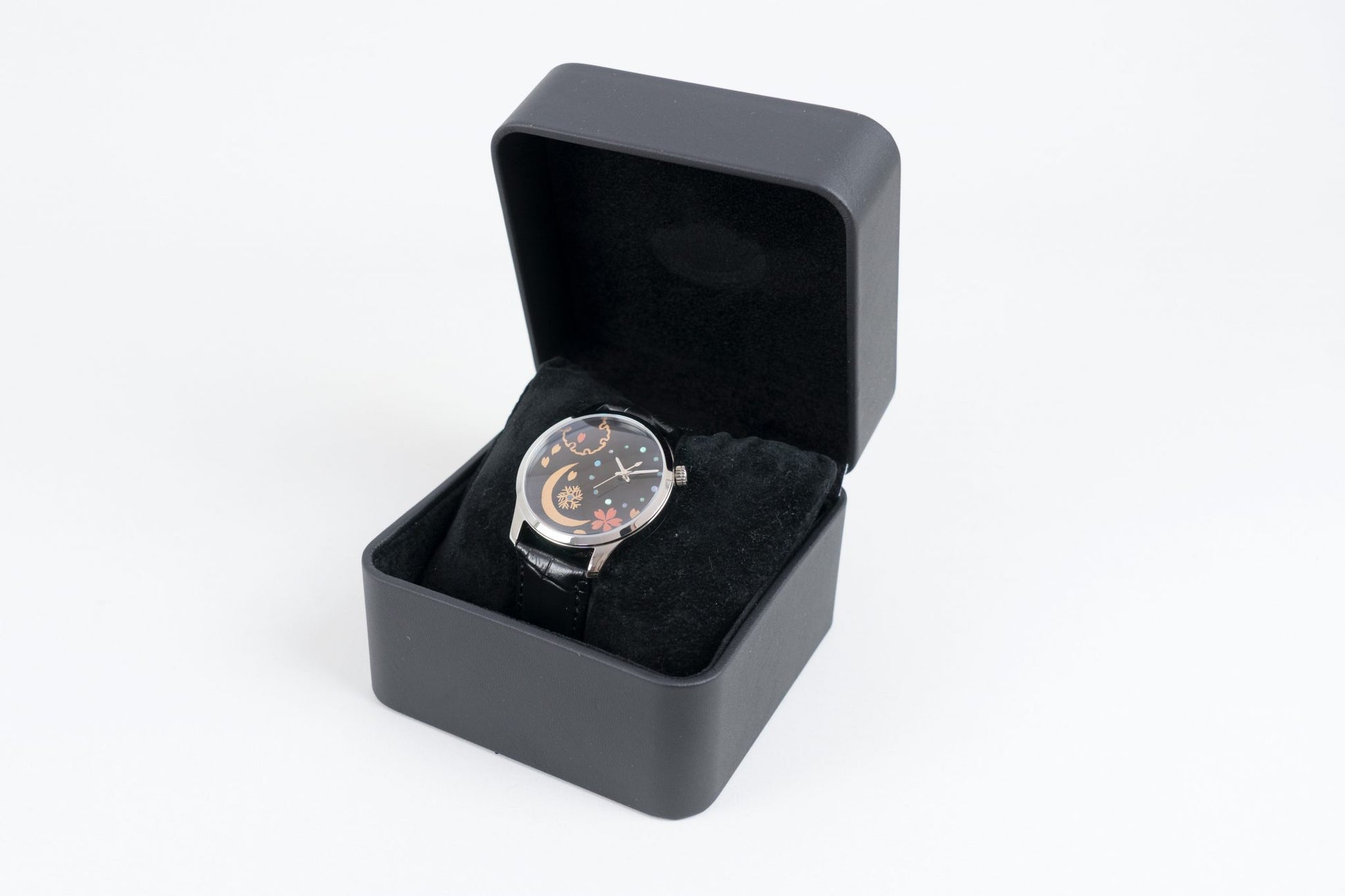 Maki-e Watch Sakura / Fine Wind Clear Morning (Free Shipping) - JAPANESE GIFTS