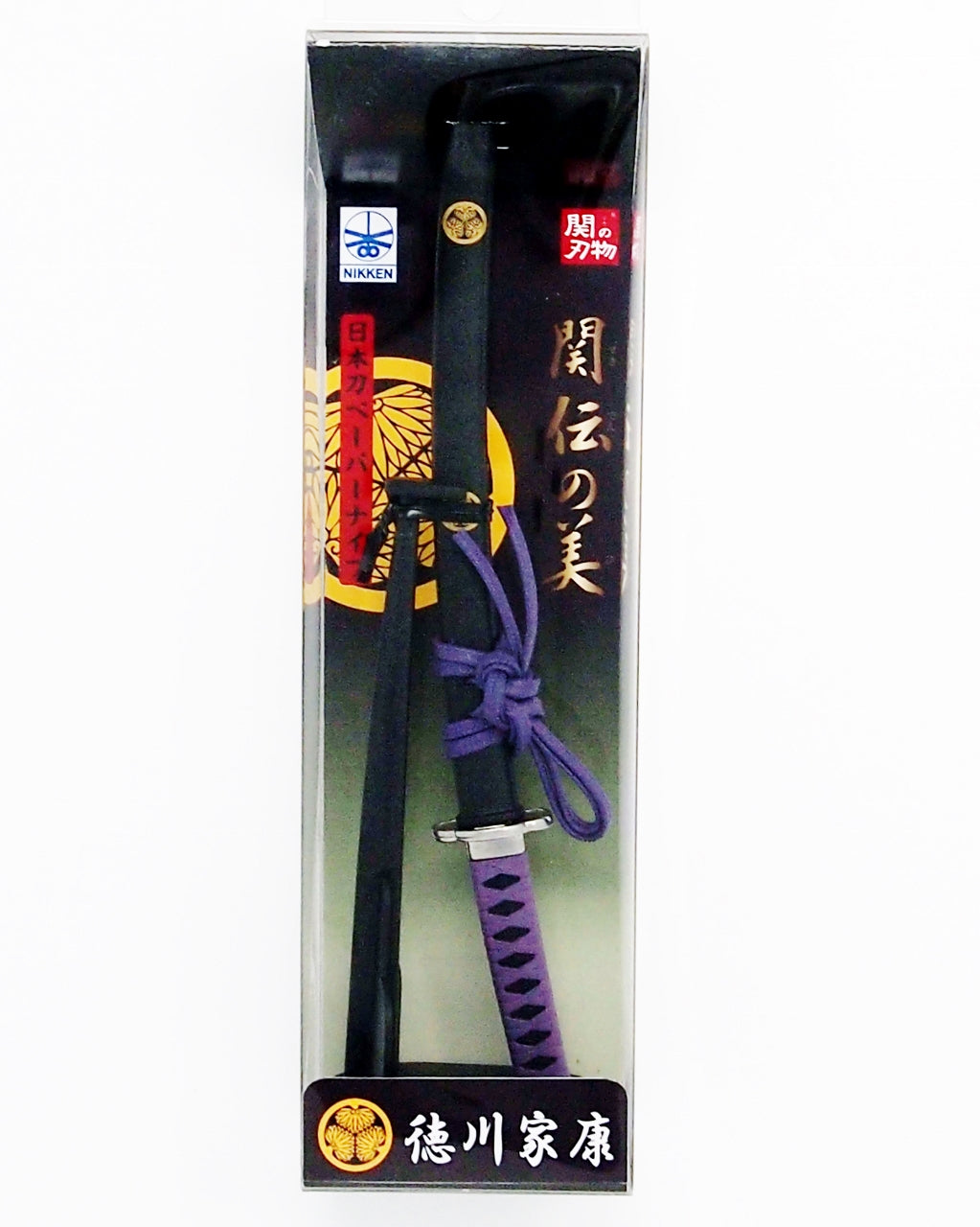 Letter Opener SAMURAI KATANA SWORD Knife Desk Decor item 8 inch Length Safe Edge Tokugawa Ieyasu Model KT-22I - JAPANESE GIFTS