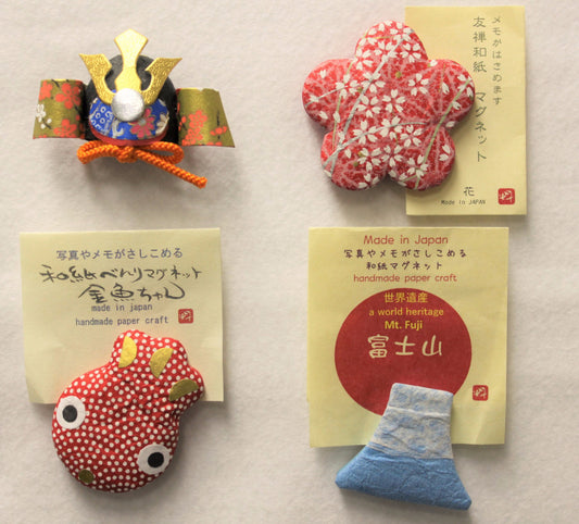 "MINOWASHI" Magnets Japan Icons set - JAPANESE GIFTS