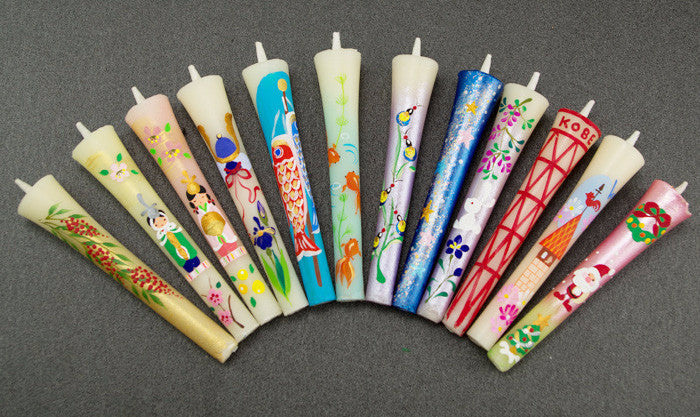 Annual event candles 12 pieces set - JAPANESE GIFTS