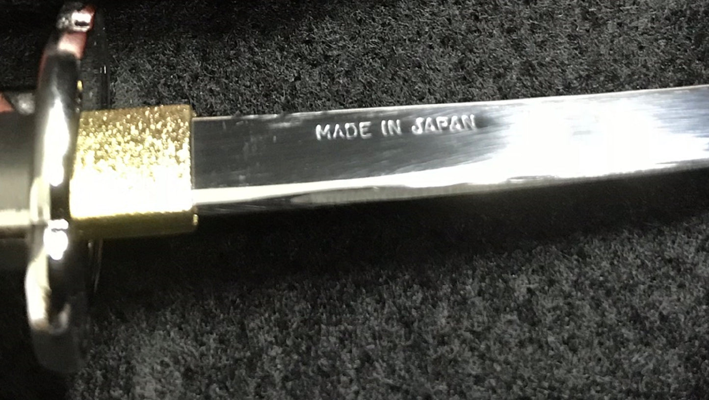 Letter Opener SAMURAI KATANA SWORD Knife Desk Decor item 8 inch Length Safe Edge Sanada Yukimura Model KT-22S - JAPANESE GIFTS