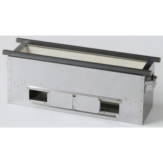 TERUHIME PRO Yakitori Stainless Charcoal Chicken Grill Hibachi Konro Stove Fireproof Brick Commercial Use - Myfav Japan Shop (Phoenix International Corporation)