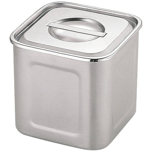 [Separate sale] Stainless Steel Container for Block Ice 15cm