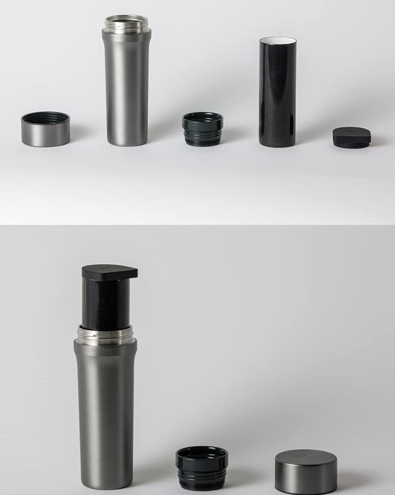 ovject Bottle in Bottle Enamel Inner and Stainless Steel Multipurpose