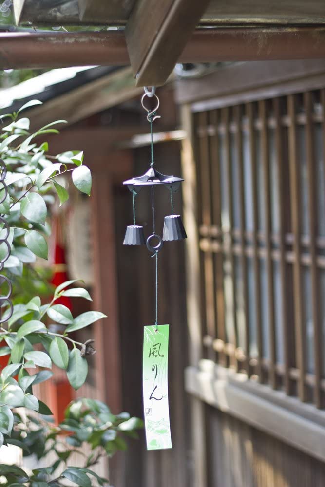Fūrin Japanese Wind Chime Protective Charm Nanbu Tekki Cast Iron Made Japanese Garden