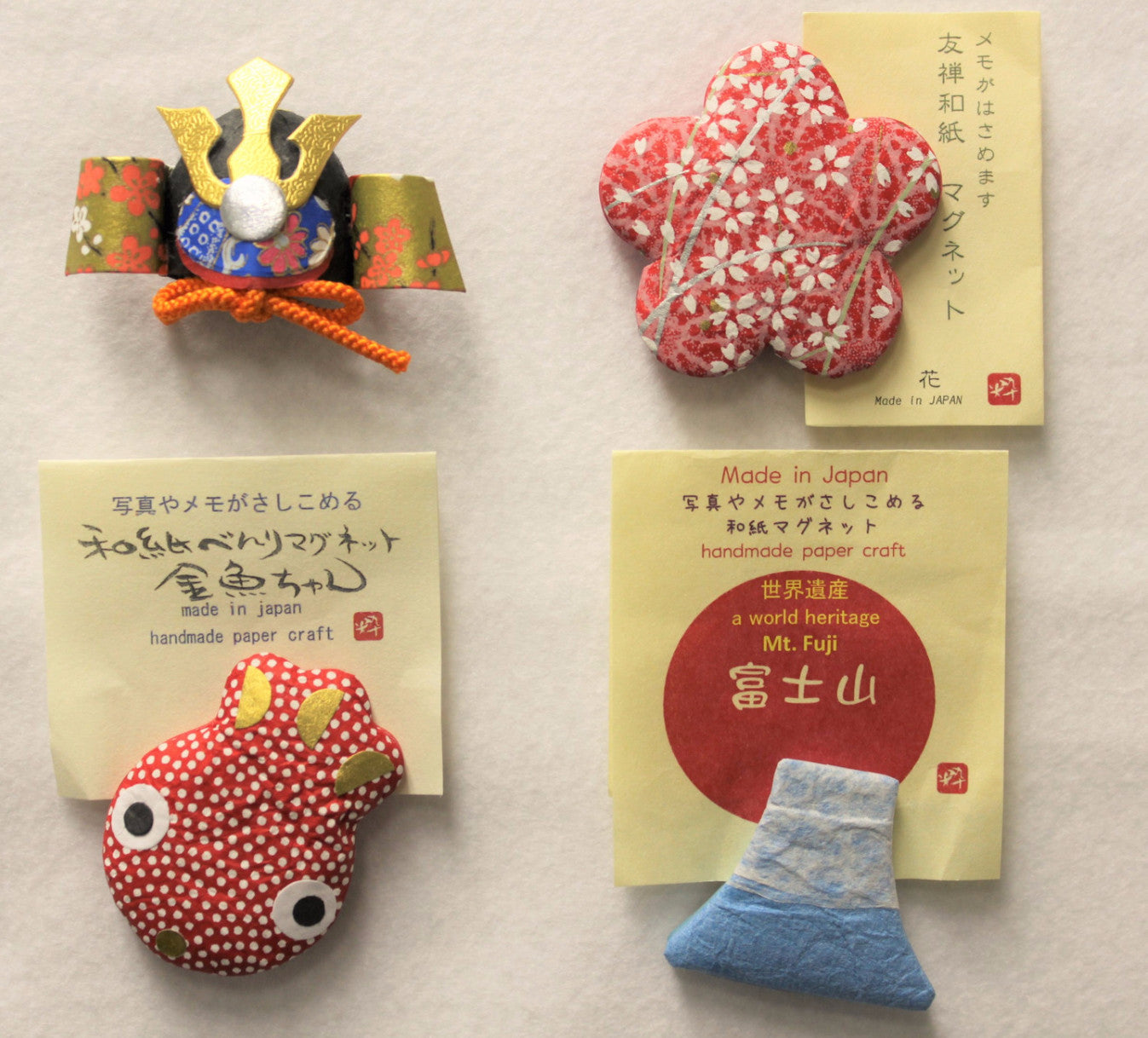 "MINOWASHI" Magnets Japan Icons set - JAPANESE GIFTS 