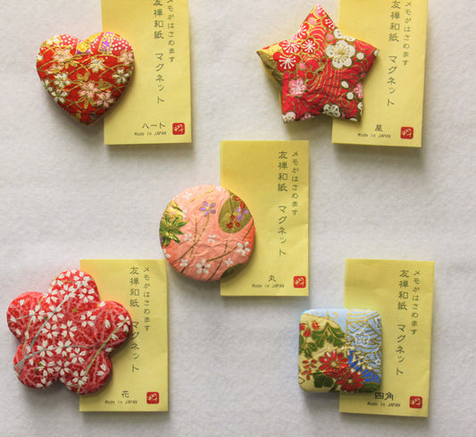 "MINOWASHI" Magnets Yuzen set - JAPANESE GIFTS 