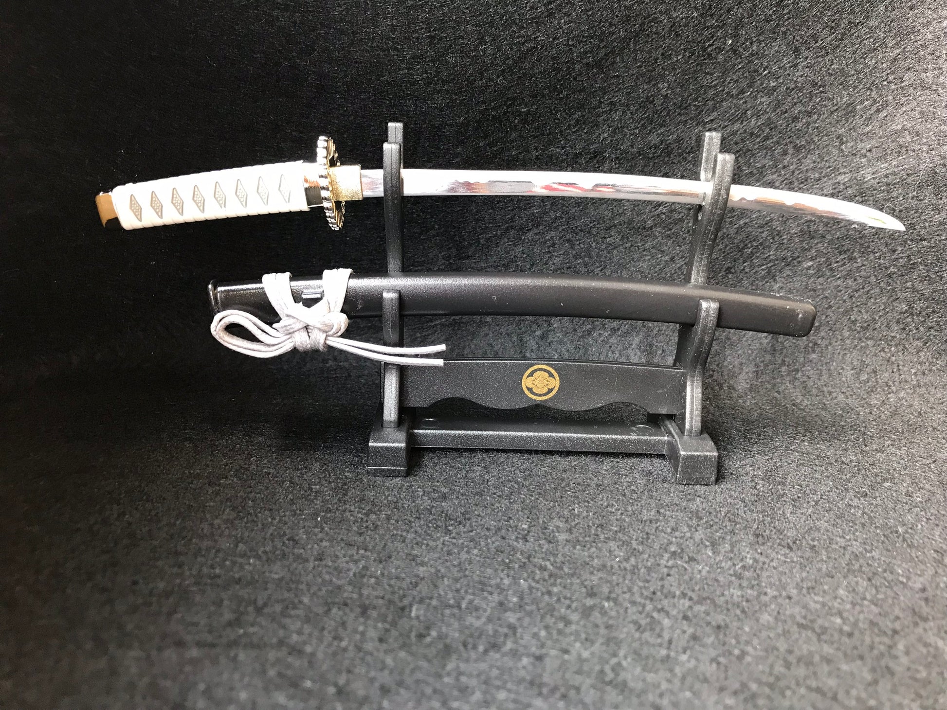 2PC Japanese Samurai Sword Fixed Blade Letter Opener Katana Knife