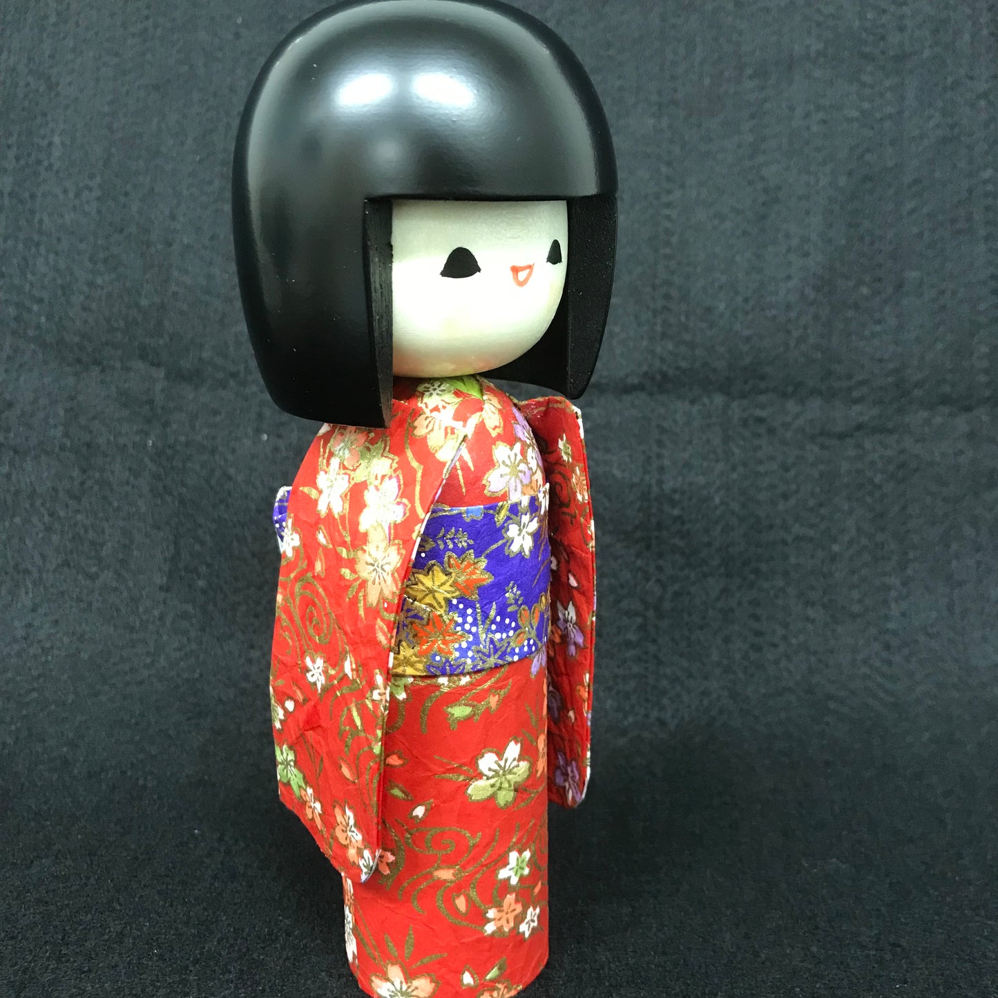 Washi Kokeshi Japanese Traditional Paper Decorated Doll - JAPANESE GIFTS 