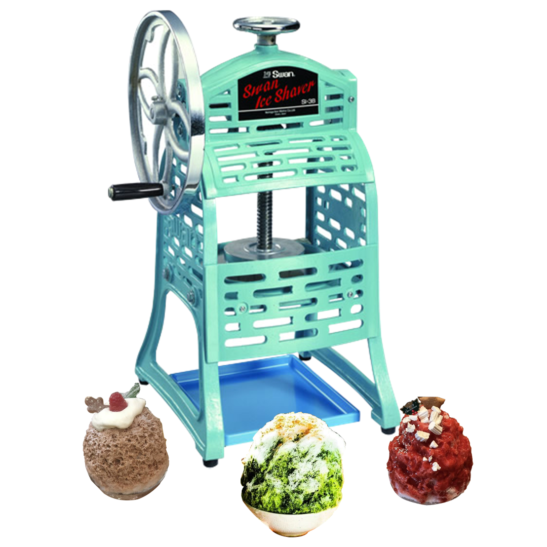 SWAN Japanese Commercial Snow Cone Hawaiian Maker Manual Ice Shaver SI