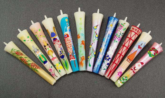 Annual event candles 12 pieces set - JAPANESE GIFTS 