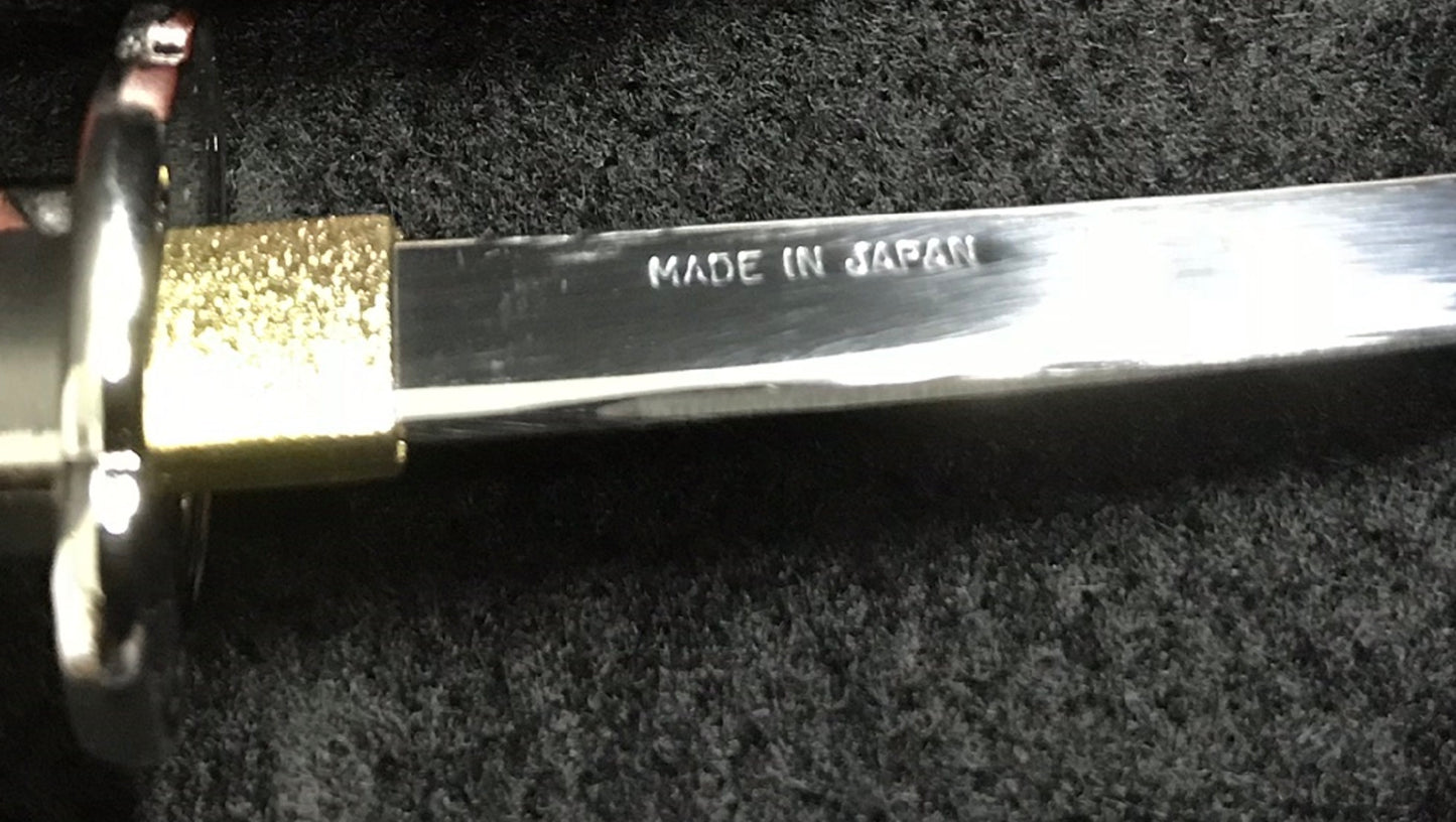 Letter Opener SAMURAI KATANA SWORD Knife Desk Decor item 8 inch Length Safe Edge Sanada Yukimura Model KT-22S - JAPANESE GIFTS 